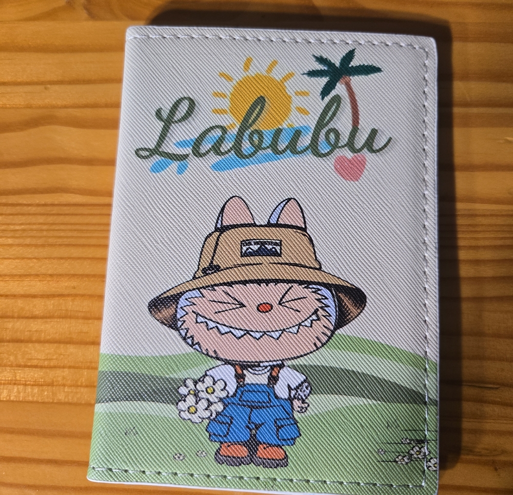 Labubu Inspired Passport Holder